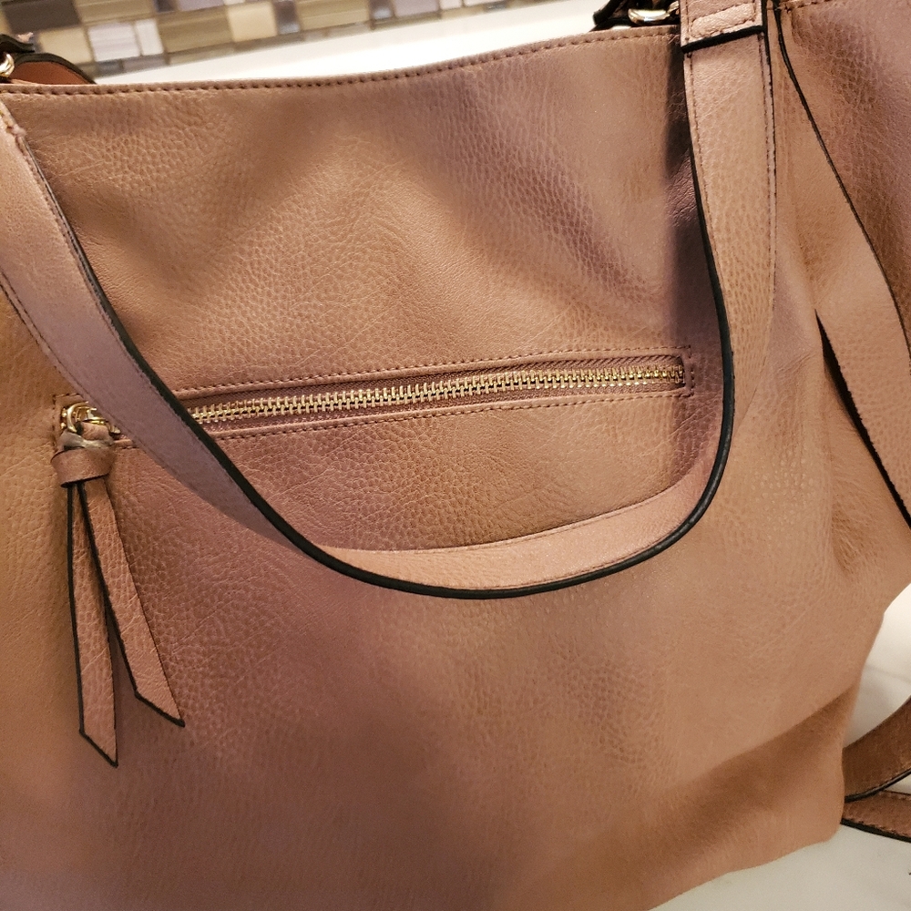 Big Budda CREAM AND PEACH tote. - Picture 12 of 16